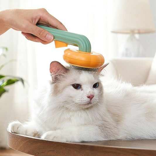 Automatic Brush for Combing Cats and Dogs 'Pumpkin Purr'